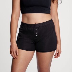 Thinx Sleep Shorts in Black, size S.